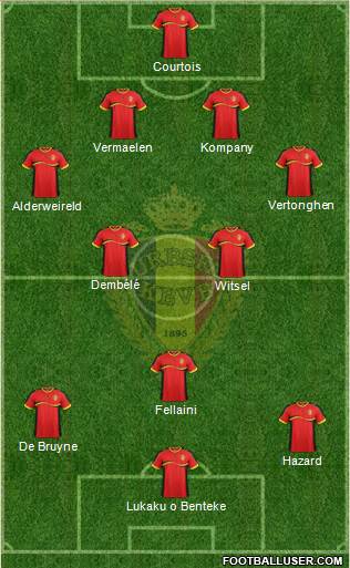 Belgium Formation 2013