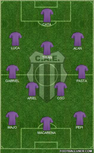 Estudiantes de Buenos Aires Formation 2013