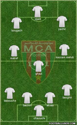 Mouloudia Club d'Alger football formation