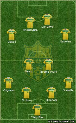 FC Nantes Formation 2013
