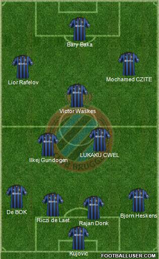 Club Brugge KV Formation 2013