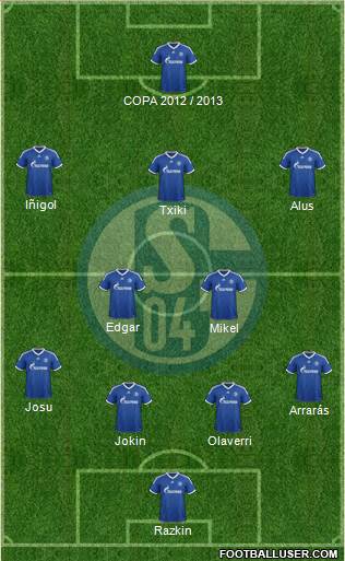 FC Schalke 04 Formation 2013