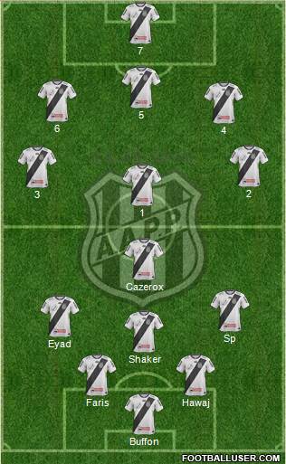 AA Ponte Preta Formation 2013