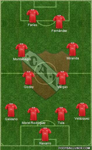 Independiente Formation 2013