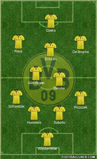 Borussia Dortmund Formation 2013