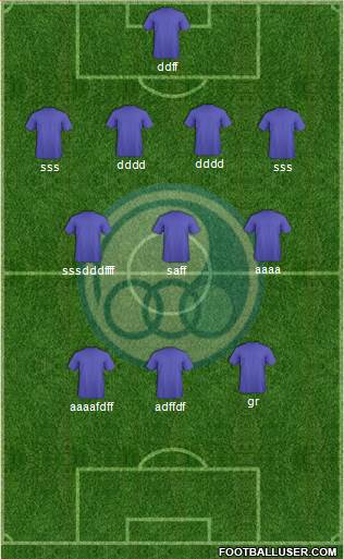 Esteghlal Ahvaz Formation 2013