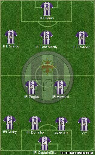 Toulouse Football Club Formation 2013