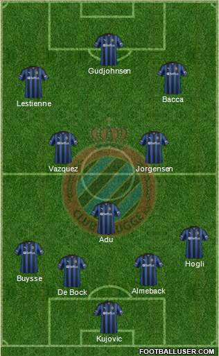 Club Brugge KV Formation 2013