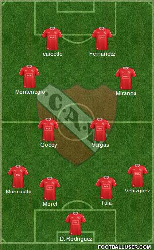 Independiente Formation 2013