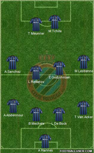 Club Brugge KV Formation 2013