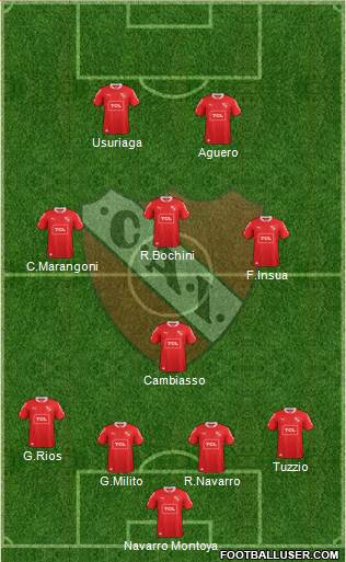 Independiente Formation 2013