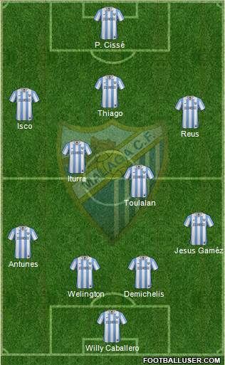 Málaga C.F., S.A.D. Formation 2013