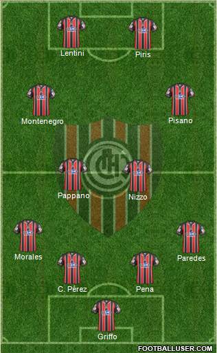 Chacarita Juniors Formation 2013