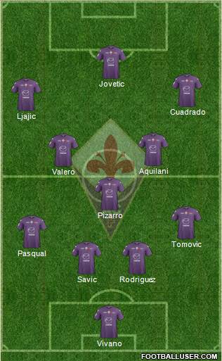 Fiorentina Formation 2013