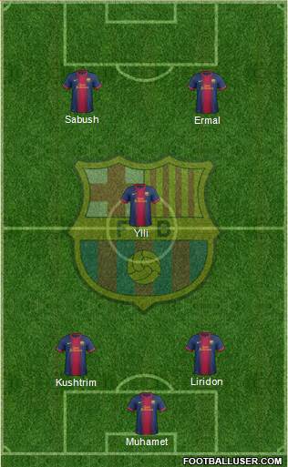 F.C. Barcelona Formation 2013