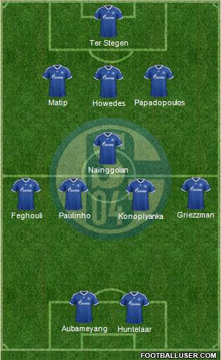FC Schalke 04 Formation 2013