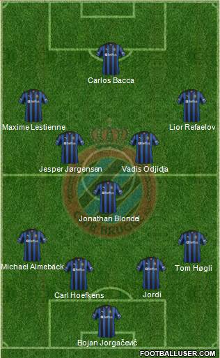 Club Brugge KV Formation 2013