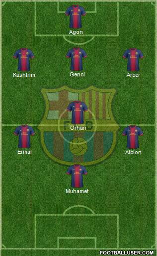 F.C. Barcelona Formation 2013