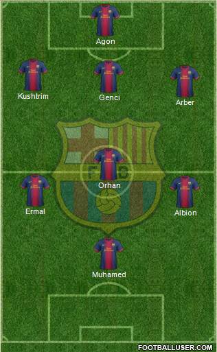 F.C. Barcelona Formation 2013