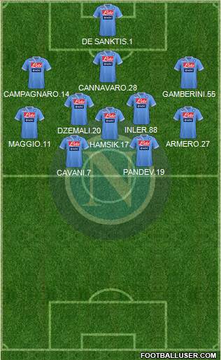 Napoli Formation 2013