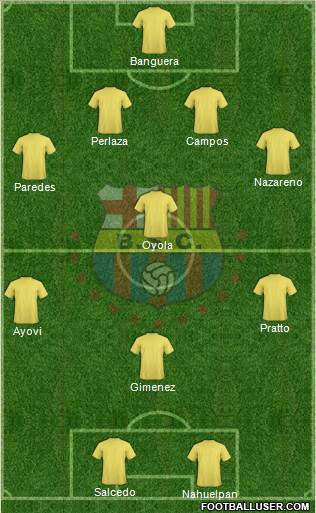 Barcelona SC Formation 2013