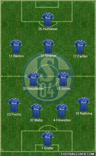 FC Schalke 04 Formation 2013
