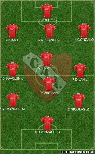 Independiente Formation 2013