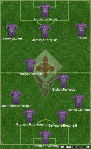 Fiorentina Formation 2013