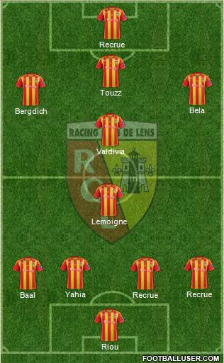 Racing Club de Lens Formation 2013