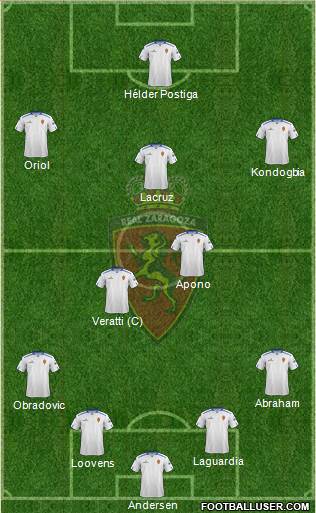 R. Zaragoza S.A.D. Formation 2013