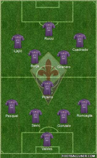 Fiorentina Formation 2013