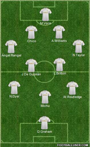 Swansea City Formation 2013