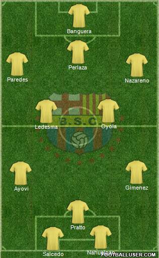Barcelona SC Formation 2013