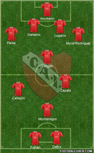Independiente Formation 2013