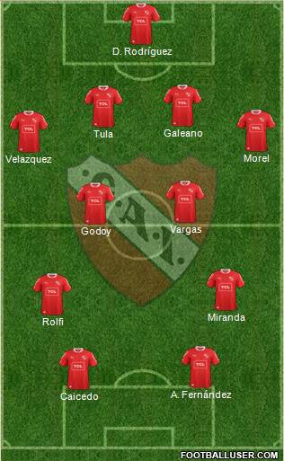 Independiente Formation 2013