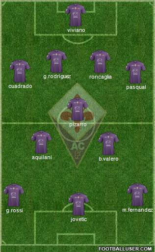 Fiorentina Formation 2013
