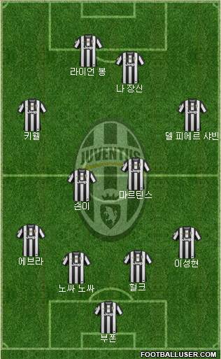 Juventus Formation 2013
