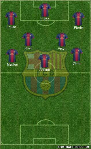 F.C. Barcelona Formation 2013