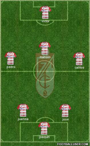 Granada C.F. Formation 2013