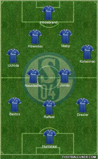 FC Schalke 04 Formation 2013