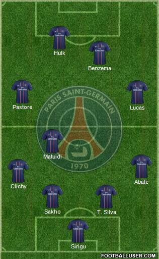Paris Saint-Germain Formation 2013