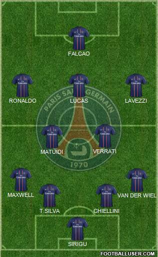 Paris Saint-Germain Formation 2013