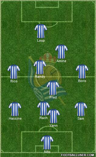 Real Sociedad C.F. B Formation 2013