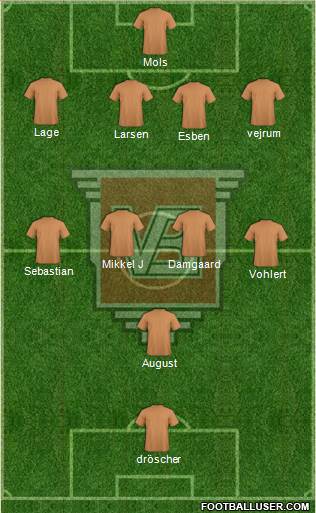 Vejle Boldklub Formation 2013