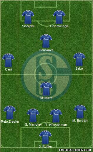 FC Schalke 04 Formation 2013