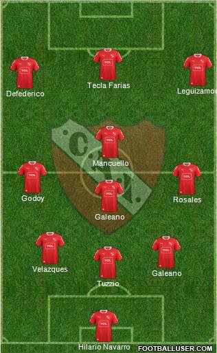 Independiente Formation 2013