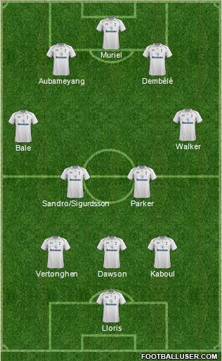 Tottenham Hotspur Formation 2013