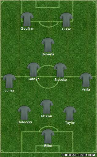 Newcastle United Formation 2013