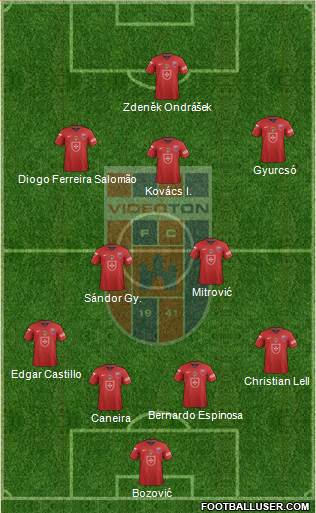 FC Fehérvár Formation 2013