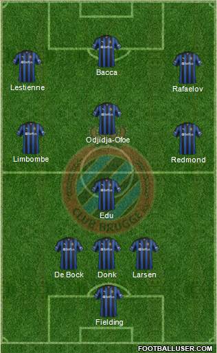 Club Brugge KV Formation 2013